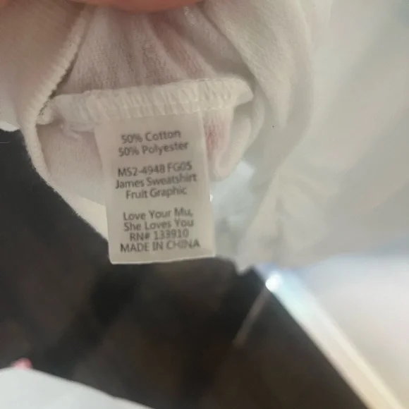 Show Me Your Mumu White Crewneck with Pink Label - Picture 6 of 7